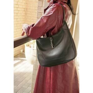 Hermes Trim 35 Togo Handbag Black